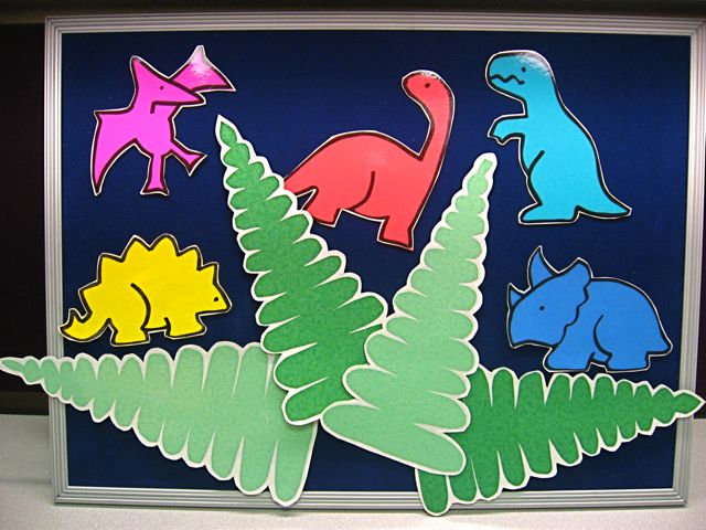 Five Little Dinosaurs Jumping on the Bed Felt Story/ece/circle 