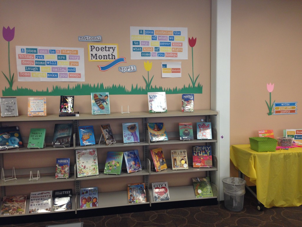 Poetry Book Display Shelves